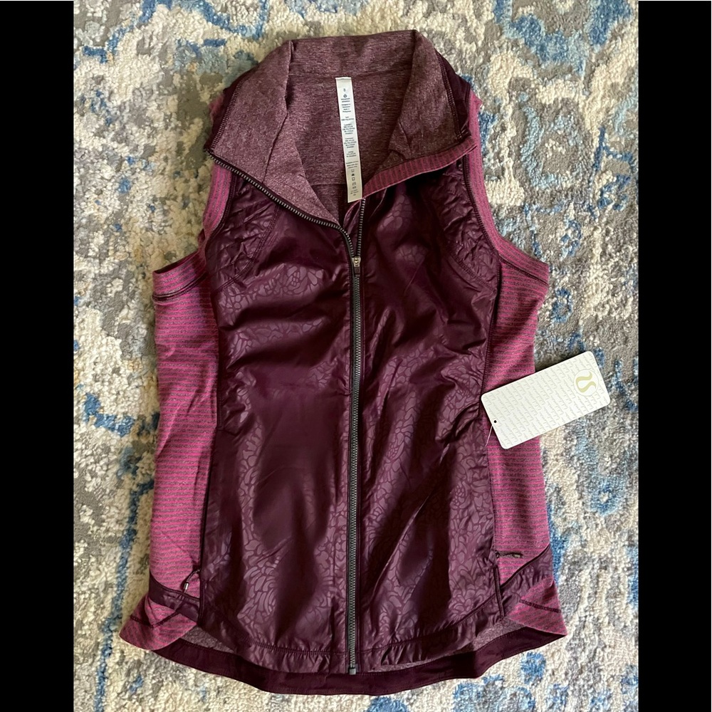 NWT LULULEMON VEST REBEL RUNNER SZ8